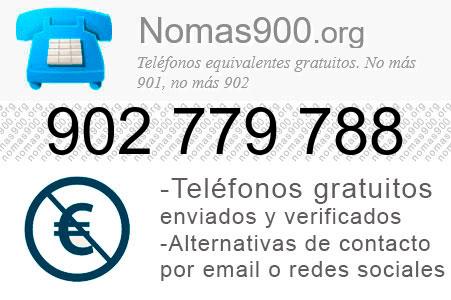 Teléfono 902779788