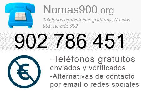 Teléfono 902786451