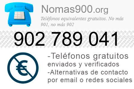 Teléfono 902789041
