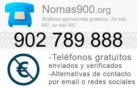Teléfono 902789888