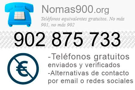Teléfono 902875733