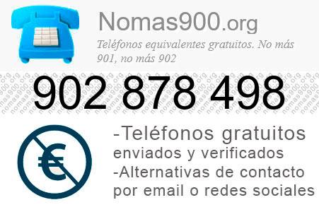 Teléfono 902878498