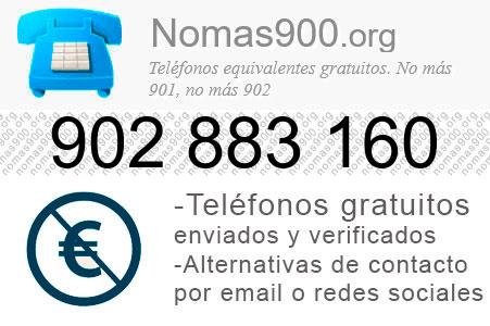 Teléfono 902883160