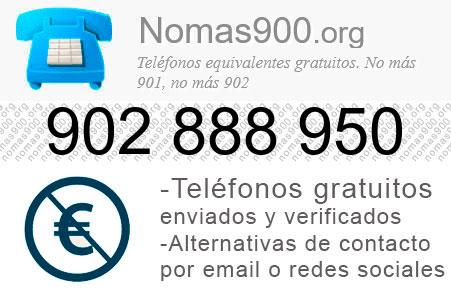 Teléfono 902888950