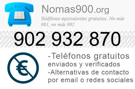 Teléfono 902932870