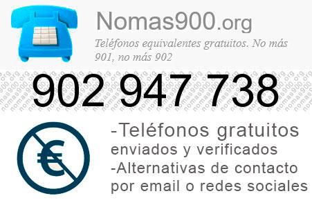 Teléfono 902947738