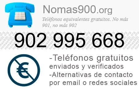 Teléfono 902995668