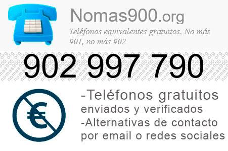 Teléfono 902997790