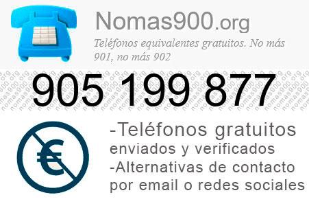 Teléfono 905199877