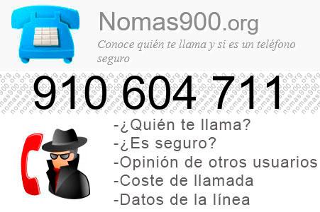 Teléfono 910604711