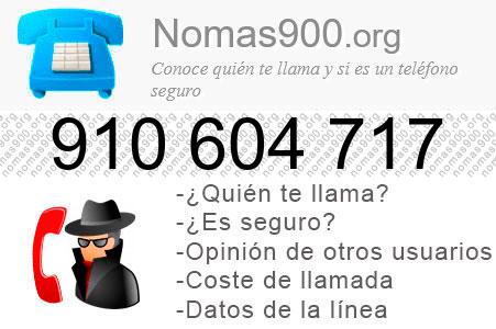 Teléfono 910604717