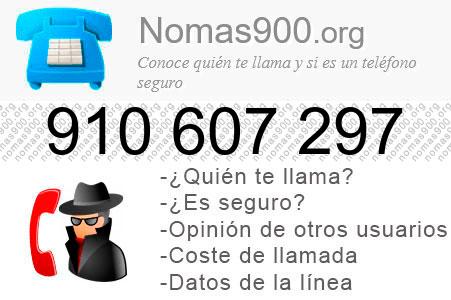Teléfono 910607297