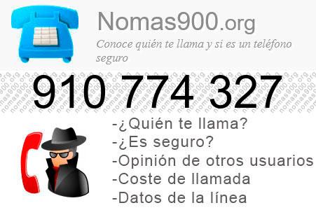 Teléfono 910774327