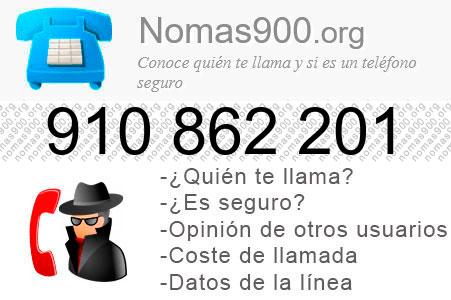 Teléfono 910862201