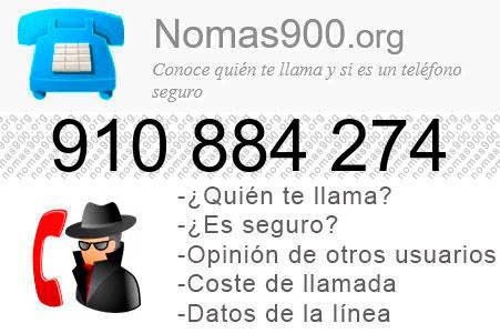 Teléfono 910884274