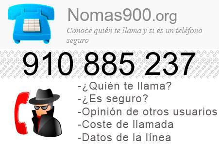 Teléfono 910885237
