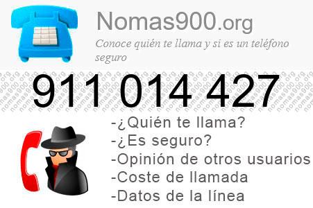 Teléfono 911014427