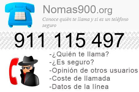 Teléfono 911115497
