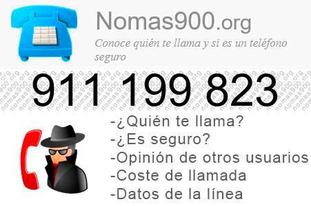 Teléfono 911199823