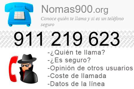 Teléfono 911219623