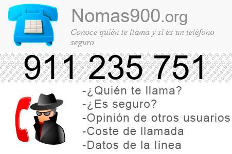 Teléfono 911235751