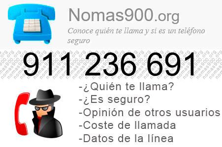 Teléfono 911236691
