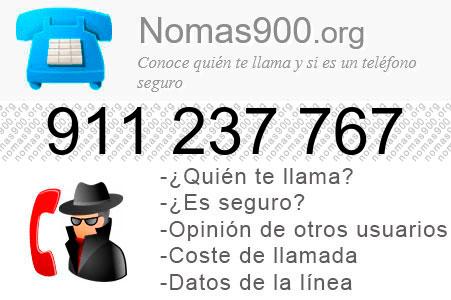 Teléfono 911237767