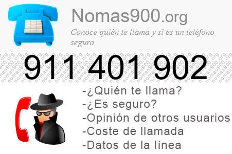 Teléfono 911401902