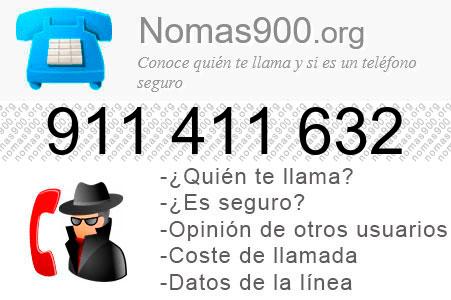 Teléfono 911411632