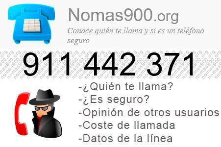 Teléfono 911442371