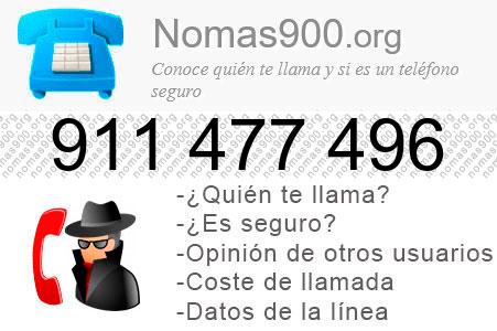 Teléfono 911477496