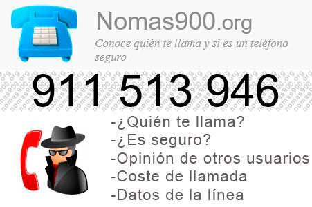 Teléfono 911513946