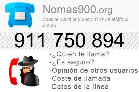 Teléfono 911750894