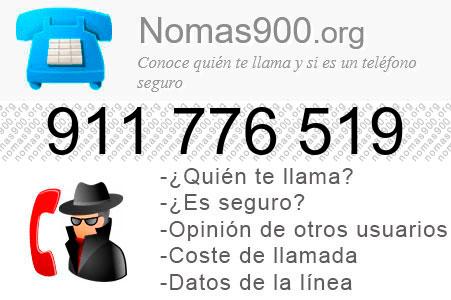 Teléfono 911776519