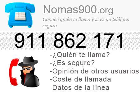Teléfono 911862171