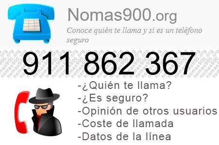 Teléfono 911862367