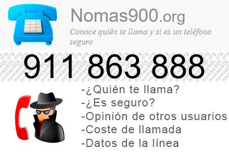 Teléfono 911863888