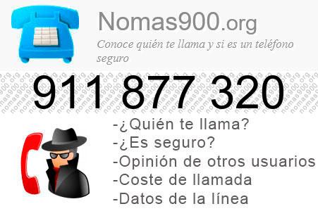 Teléfono 911877320