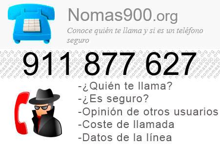 Teléfono 911877627