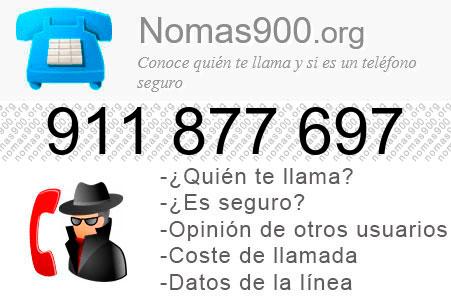 Teléfono 911877697
