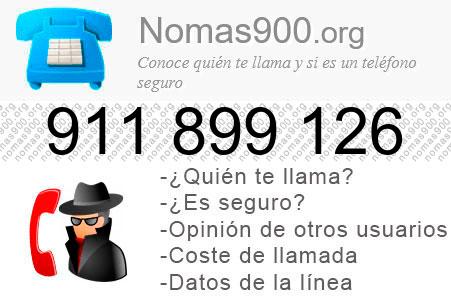 Teléfono 911899126