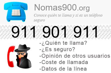 Teléfono 911901911