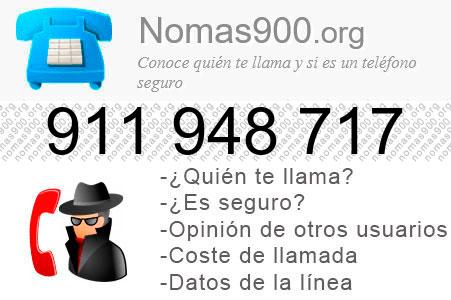Teléfono 911948717