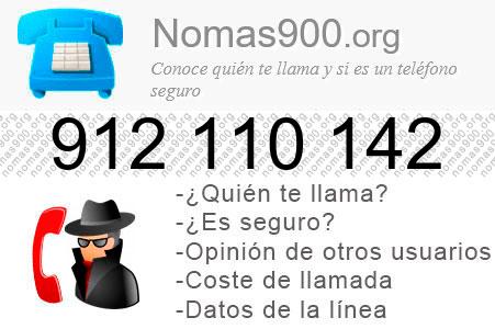 Teléfono 912110142