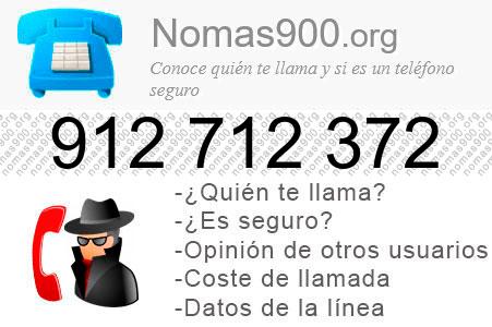 Teléfono 912712372