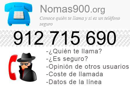 Teléfono 912715690
