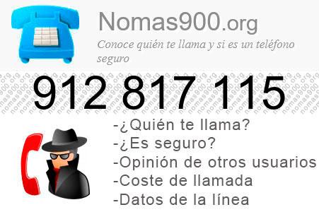 Teléfono 912817115