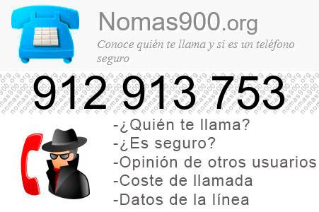 Teléfono 912913753
