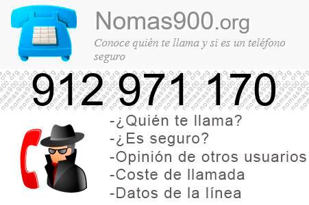 Teléfono 912971170