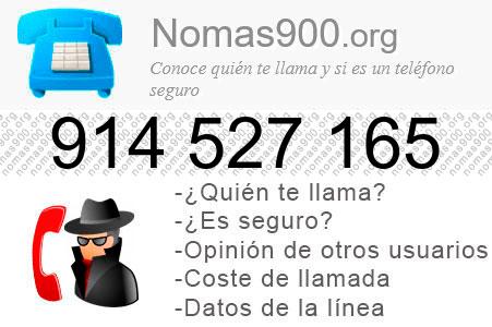 Teléfono 914527165
